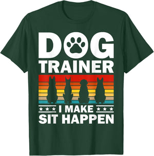Cool Dog Trainer Women Dog Training Agility Class T-Shirt - T-Shirt | Forest