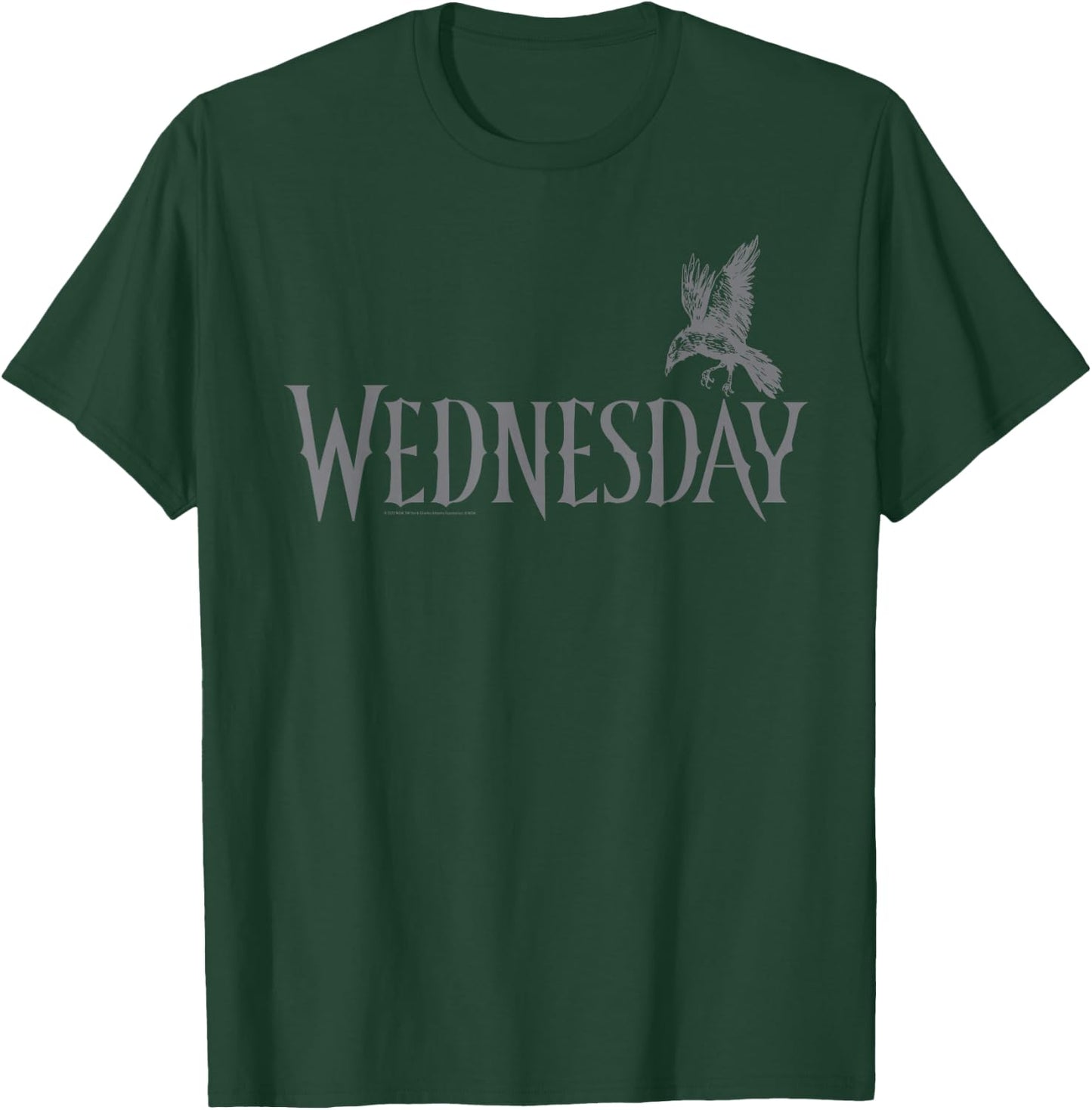 Wednesday Series Wednesday Logo , black T-Shirt - T-Shirt | Forest