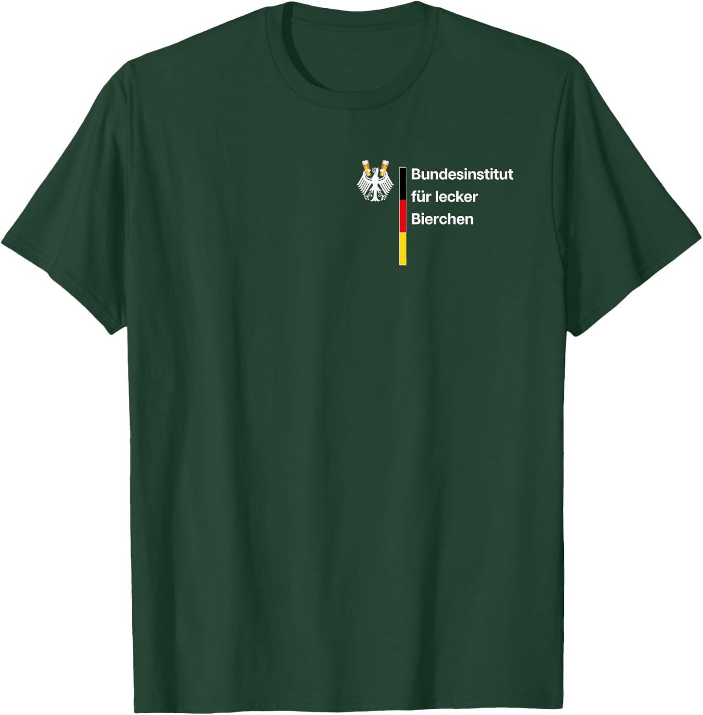 German Federal Institute for Delicious Beers Beer Lovers , black T-Shirt - T-Shirt | Forest
