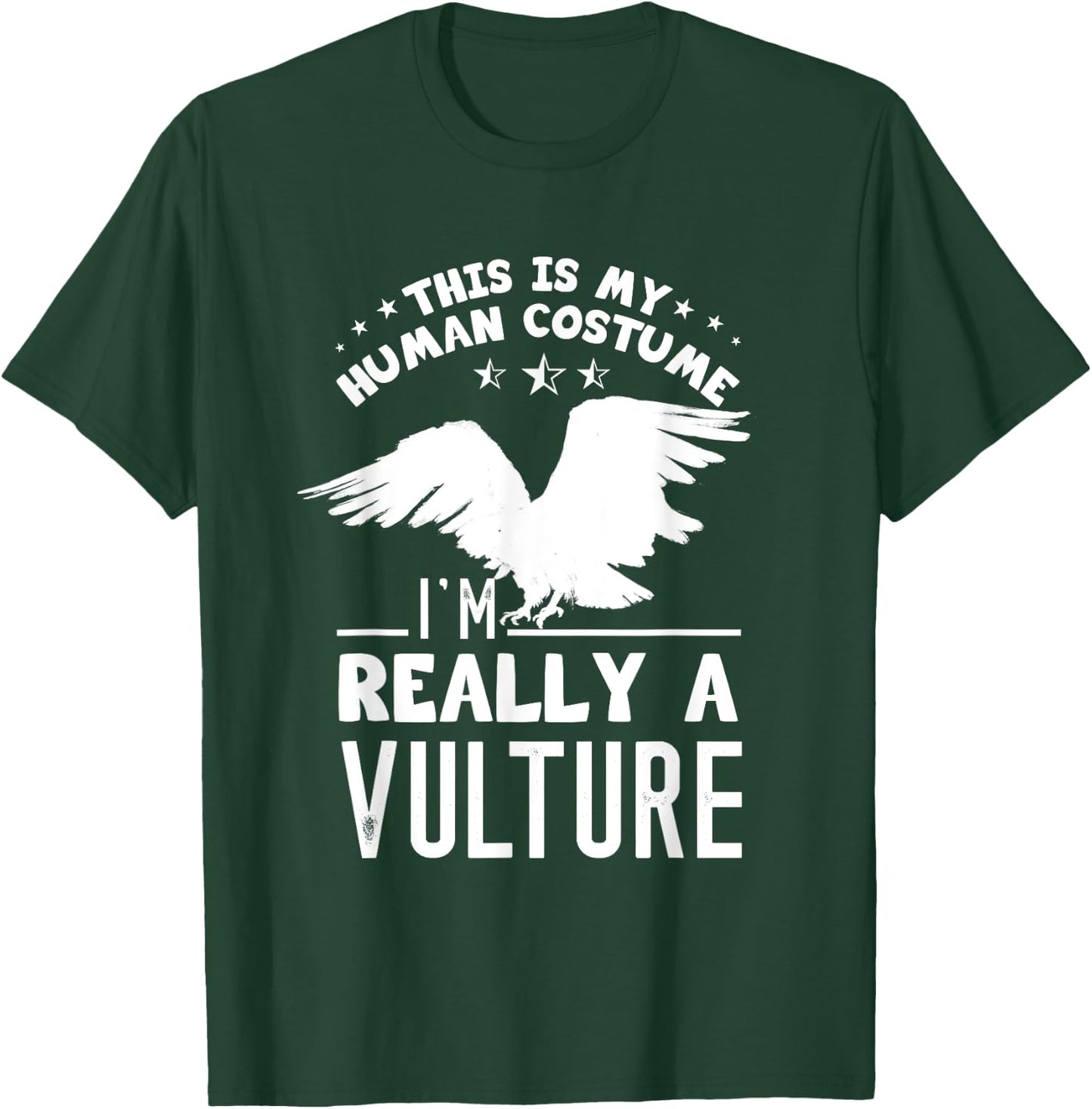 Human Costume Turkey Vulture Bird Vulture Lover Vulture T-Shirt - T-Shirt | Forest