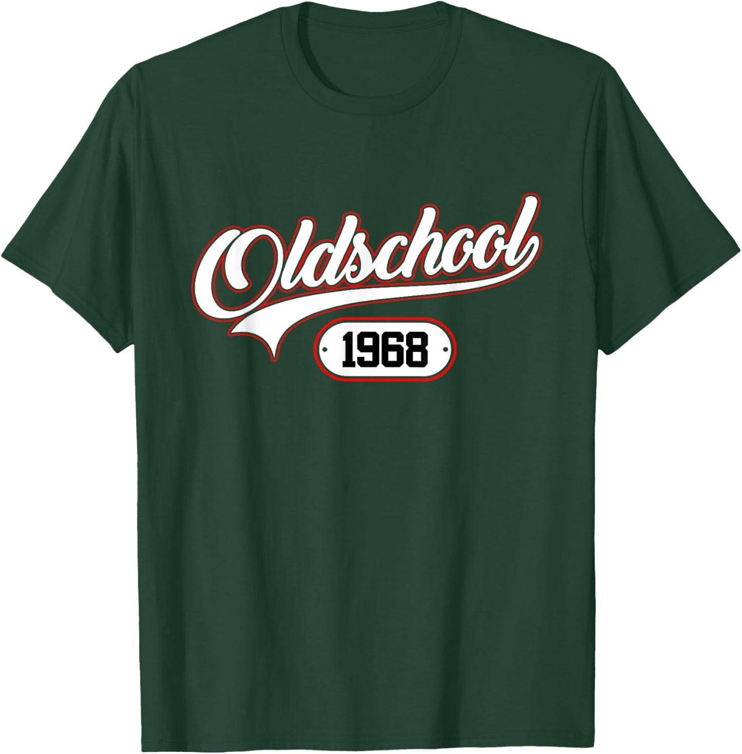 Oldschool 1968 Jahrgang Geburtsjahr Geburtstag Birthday T-Shirt - T-Shirt | Forest