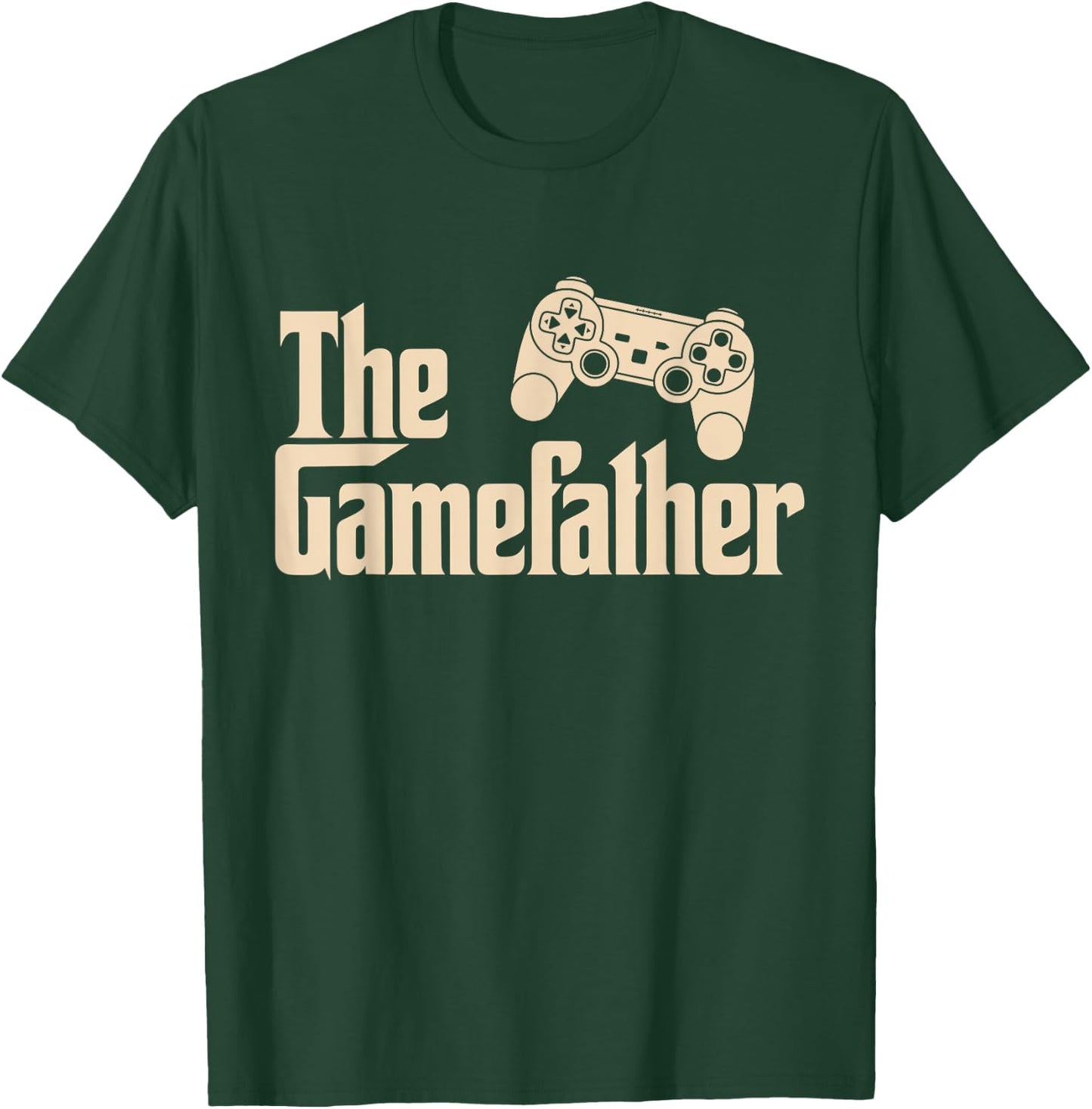Fathers Day The Gamefather Funny Gamer Dad Gaming Lovers T-Shirt - T-Shirt | Forest