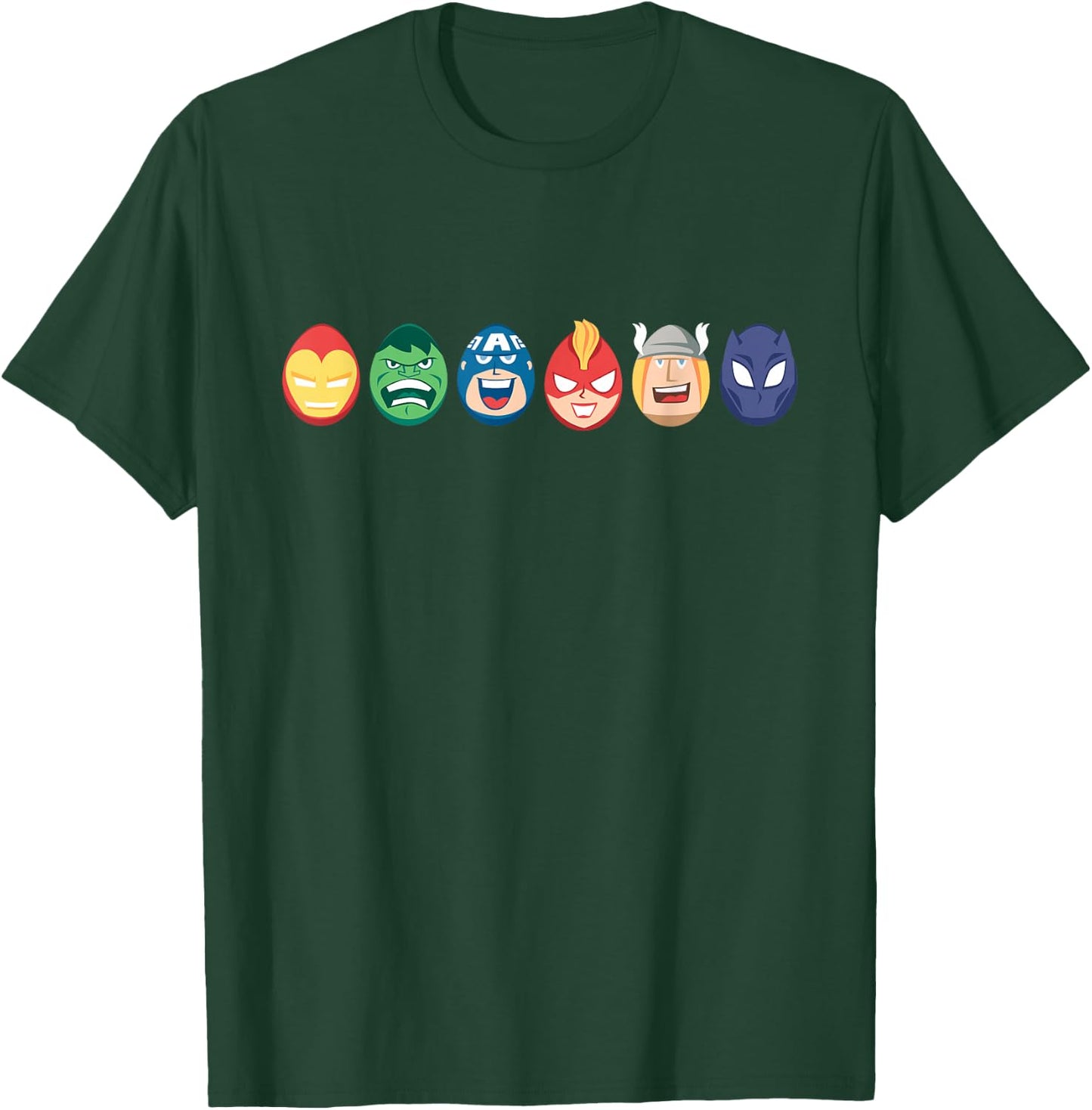 Marvel Avengers Super Heroes Toony Easter Eggs T-Shirt - T-Shirt | Forest