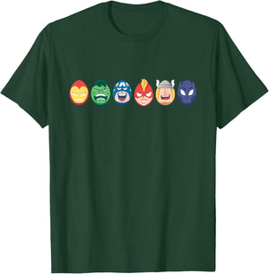Marvel Avengers Super Heroes Toony Easter Eggs T-Shirt - T-Shirt | Forest