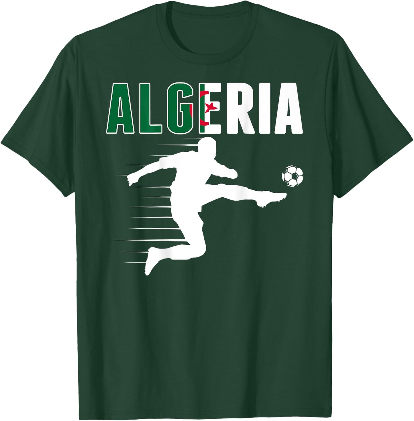Algerien Fußball-Fans Trikot – Algerische Fußball-Fans T-Shirt - T-Shirt | Forest