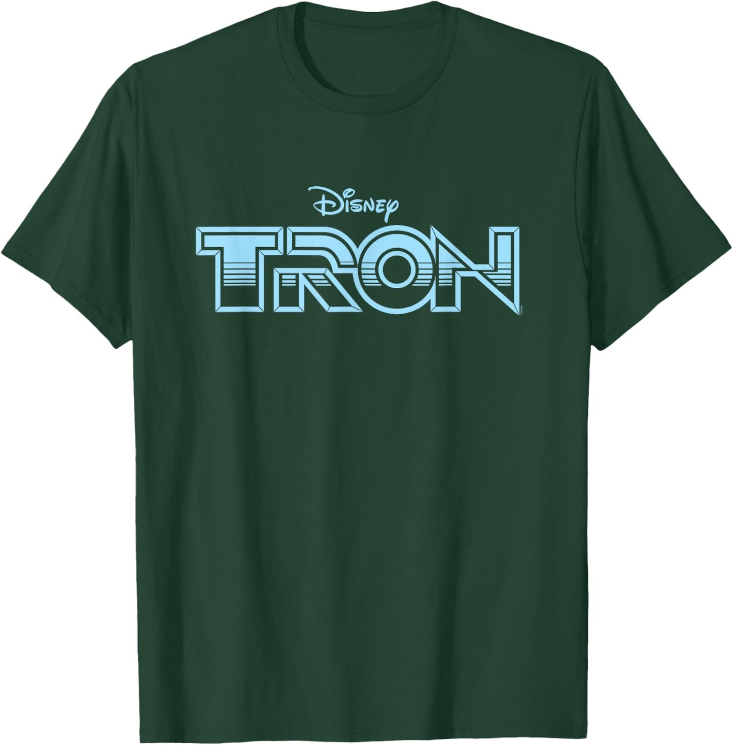 Disney TRON Official 1982 Original Movie Logo , Black, S T-Shirt - T-Shirt | Forest