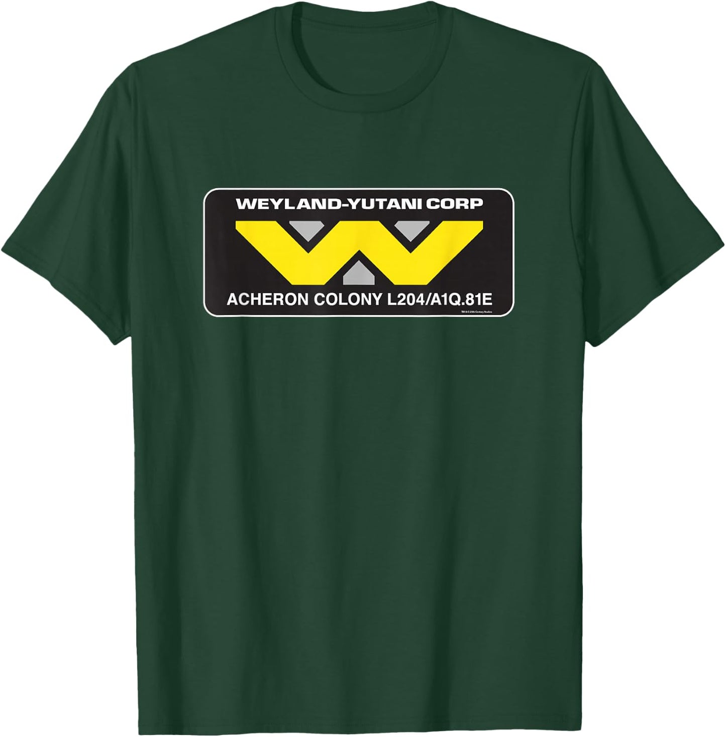 Alien 45th Anniversary Weyland-Yutani Corp Acheron Logo T-Shirt - T-Shirt | Forest