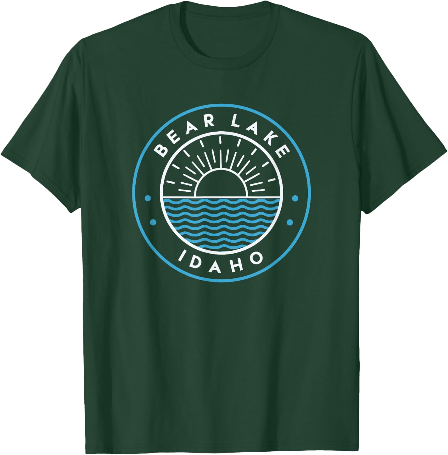 Bear Lake Idaho Outdoors Vintage T-Shirt - T-Shirt | Forest