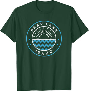 Bear Lake Idaho Outdoors Vintage T-Shirt - T-Shirt | Forest