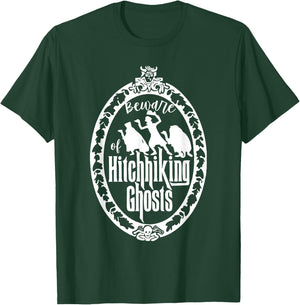 Beware Of Hitchhiking Ghost Halloween T-Shirt - T-Shirt | Forest