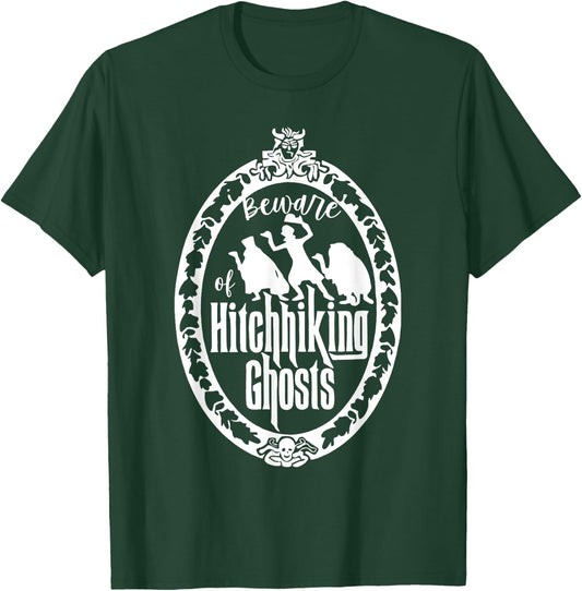 Beware Of Hitchhiking Ghost Halloween T-Shirt - T-Shirt | Forest