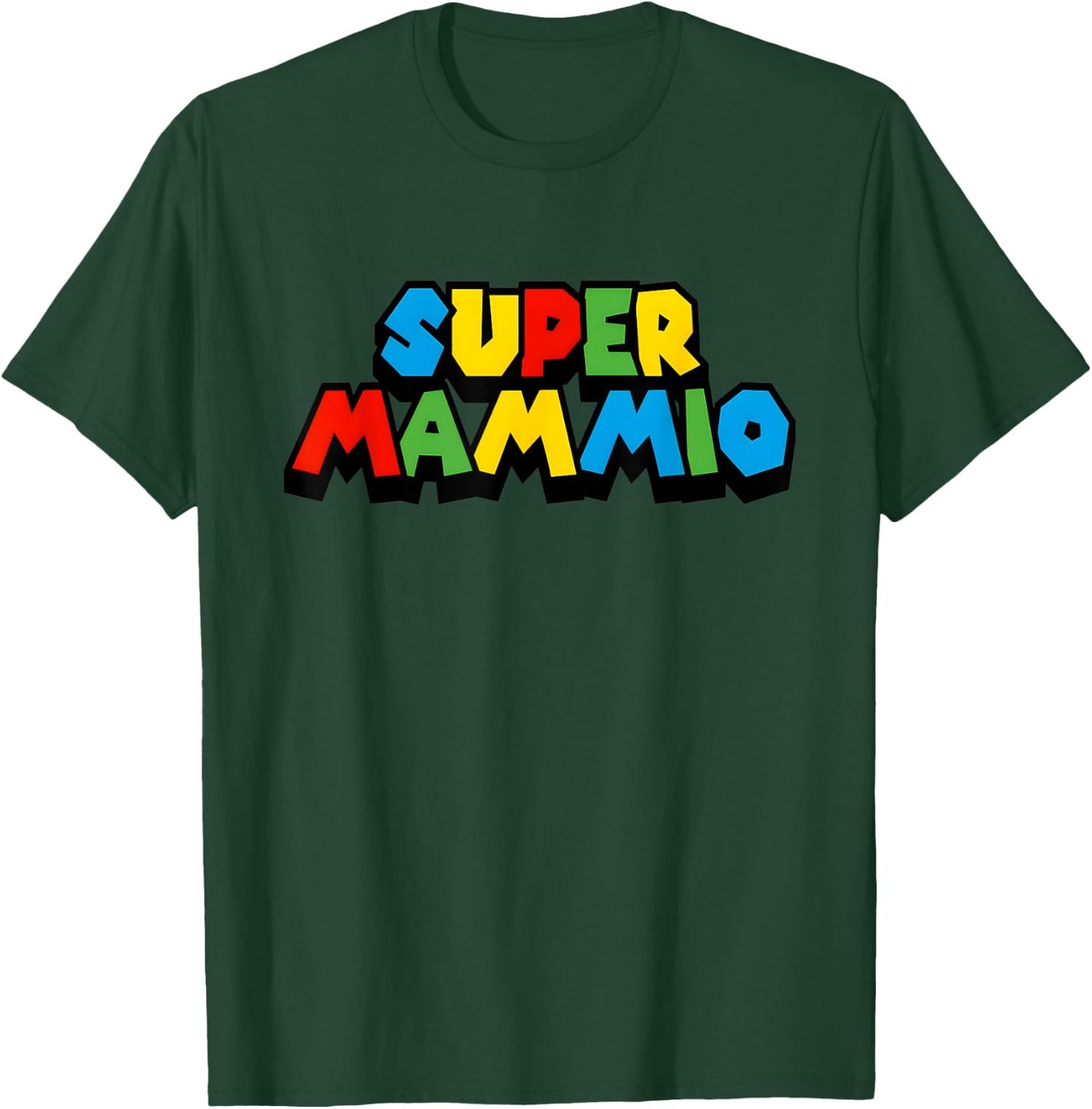 Gamer Mama Super Gamer Mammio T-Shirt - T-Shirt | Forest