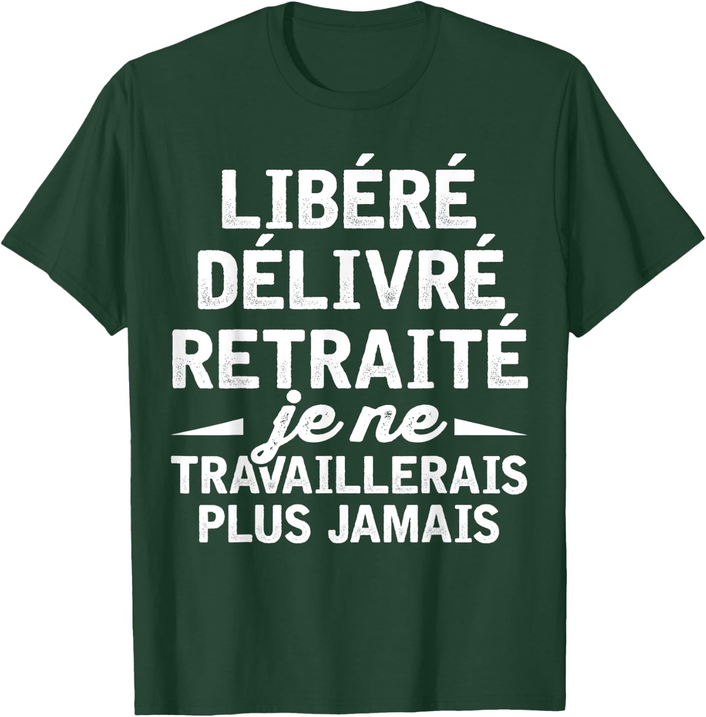 Retirement Gift Humor Man Dad Released Retired , Black, S T-Shirt - T-Shirt | Forest
