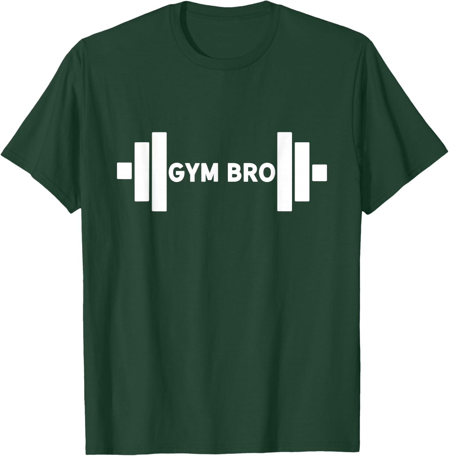 GYM BRO Gym Rat Workout Gains Heavy Lifting Muscle Build T-Shirt - T-Shirt | Forest