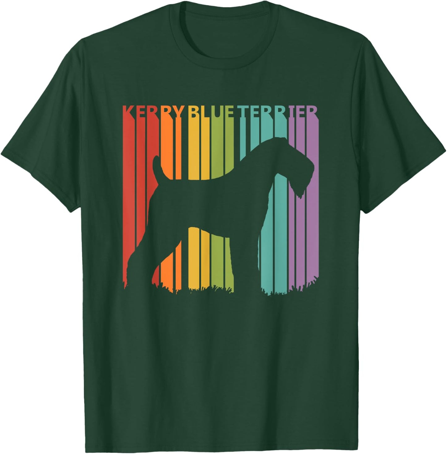 Kerry Blue Terrier Shirt - Kerry Blue Terrier Dog Women Girls Kids T-Shirt - T-Shirt | Forest
