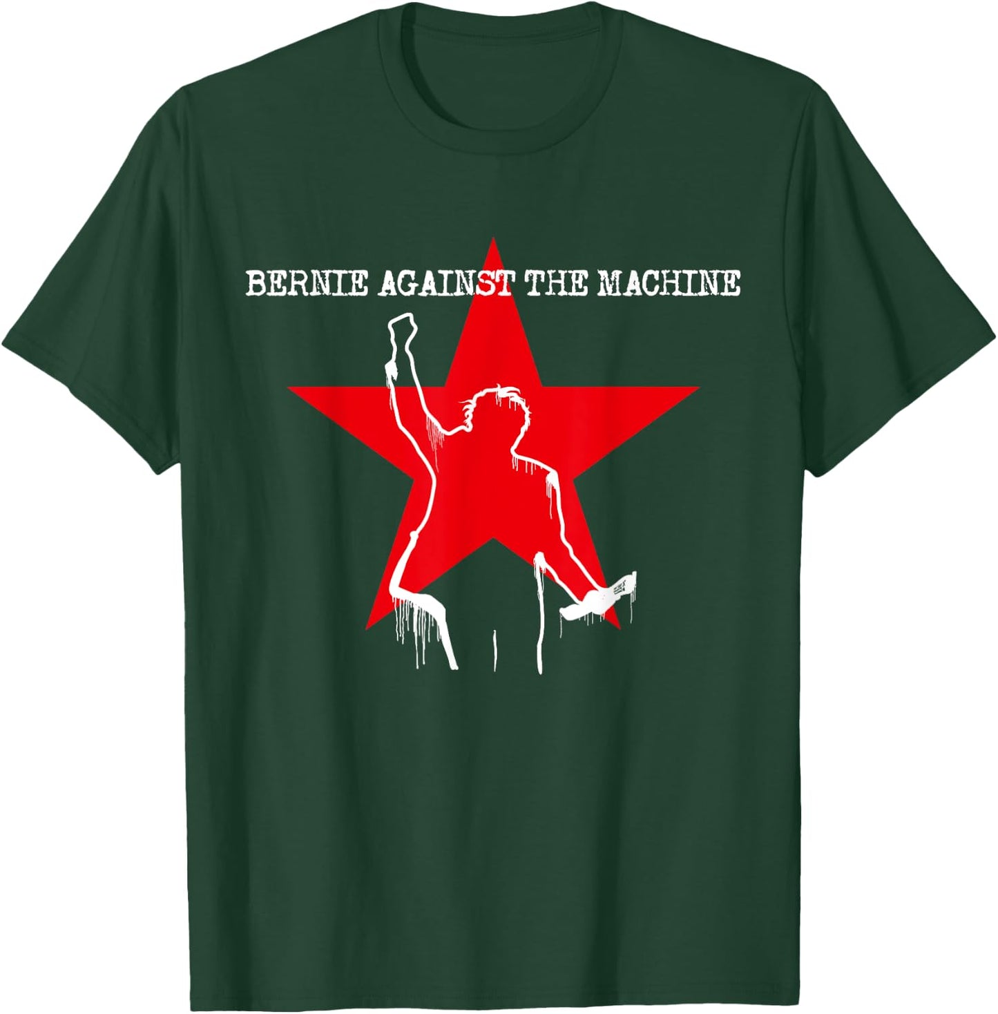 BERNIE SANDERS 2020 AGAINST THE MACHINE , black T-Shirt - T-Shirt | Forest