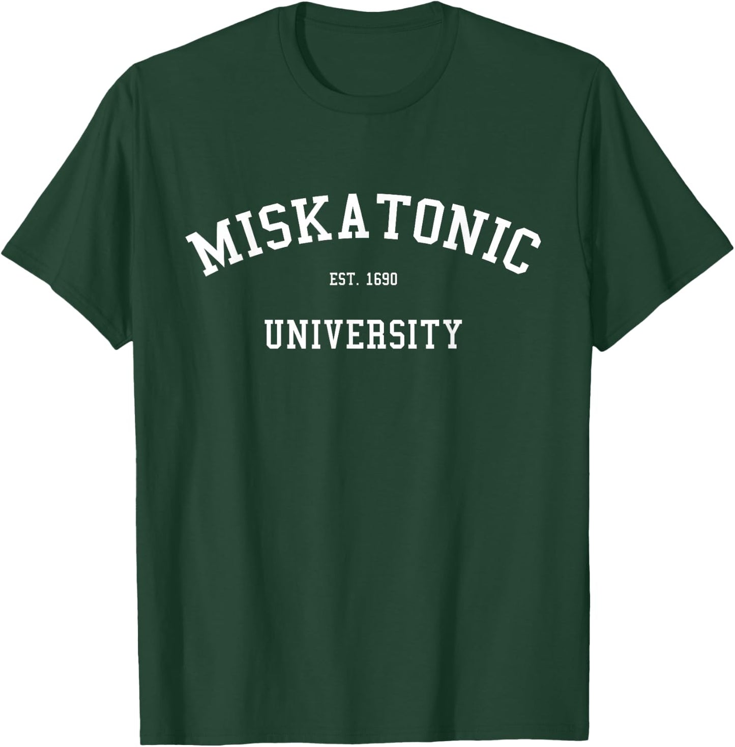 Miskatonic University Realistic Emblem T-Shirt - T-Shirt | Forest