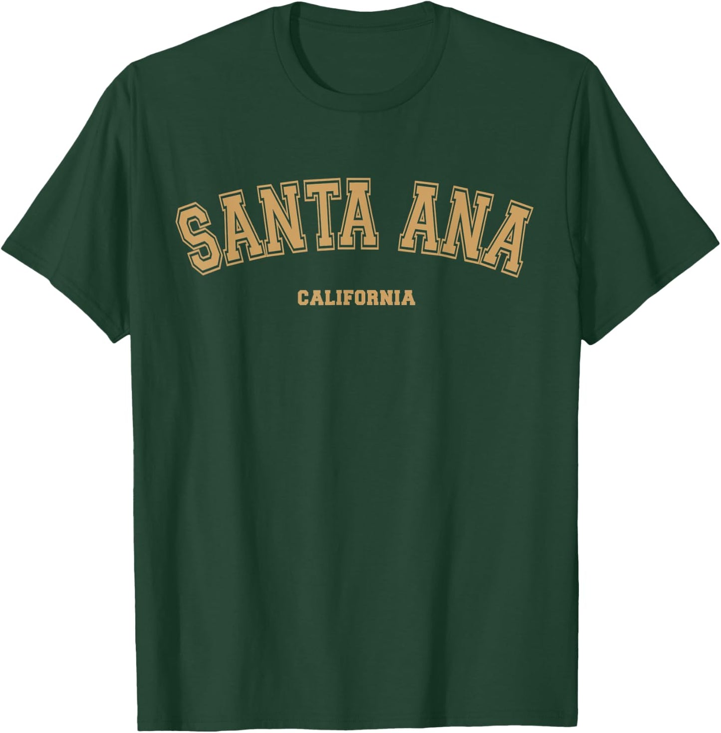Santa Ana Sports College Style on Santa Ana T-Shirt - T-Shirt | Forest