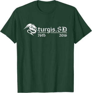 Sturgis, SD Shirt - Motorcycle Shirt - 2016 Sturgis, SD T-Shirt - T-Shirt | Forest