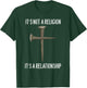 It’s Not A Religion, It's A Personal Relationship Cross T-Shirt - T-Shirt | Forest