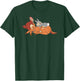 Bambi Panpan Sleeping , Black, S T-Shirt - T-Shirt | Forest