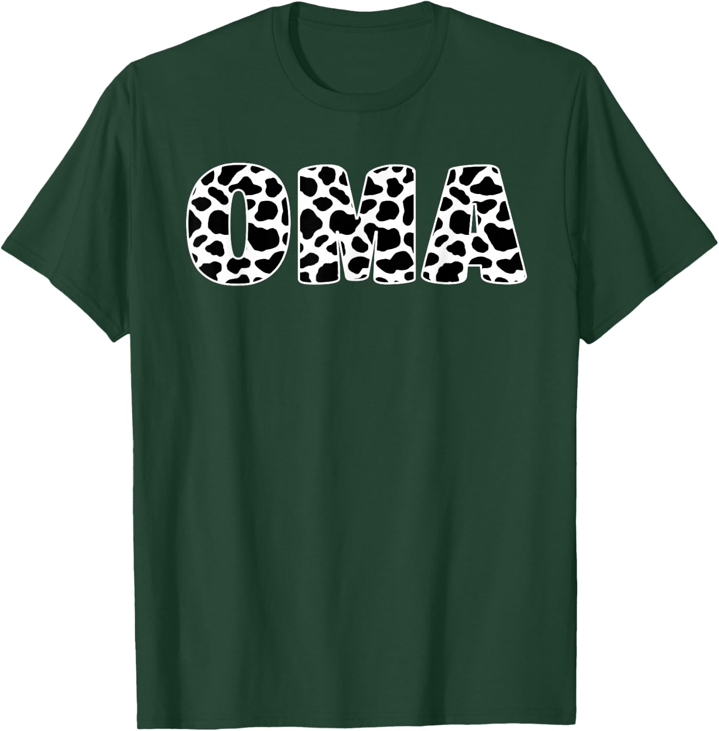 Cow Oma Birthday Family Matching Mothers Day Farm T-Shirt - T-Shirt | Forest