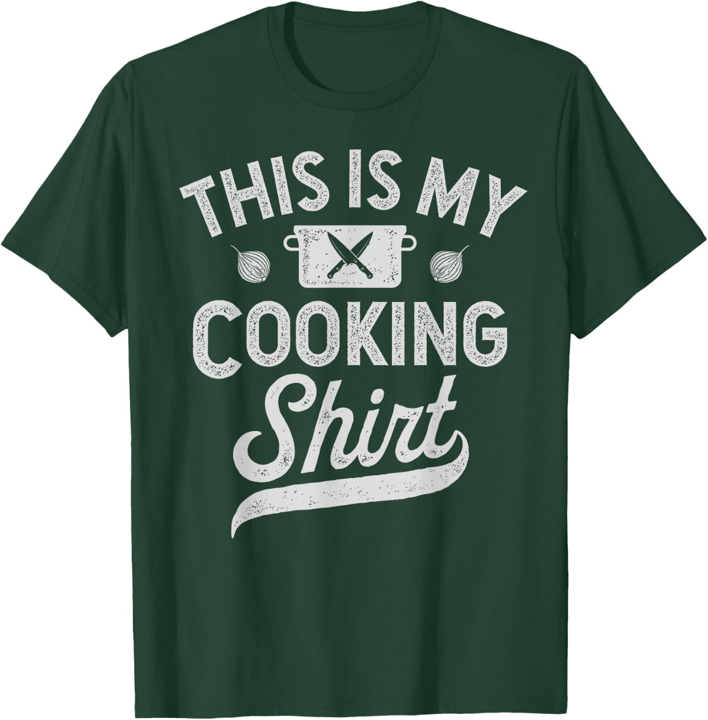 Chef This Is My Cooking Funny Men Women Cook Culinary T-Shirt - T-Shirt | Forest