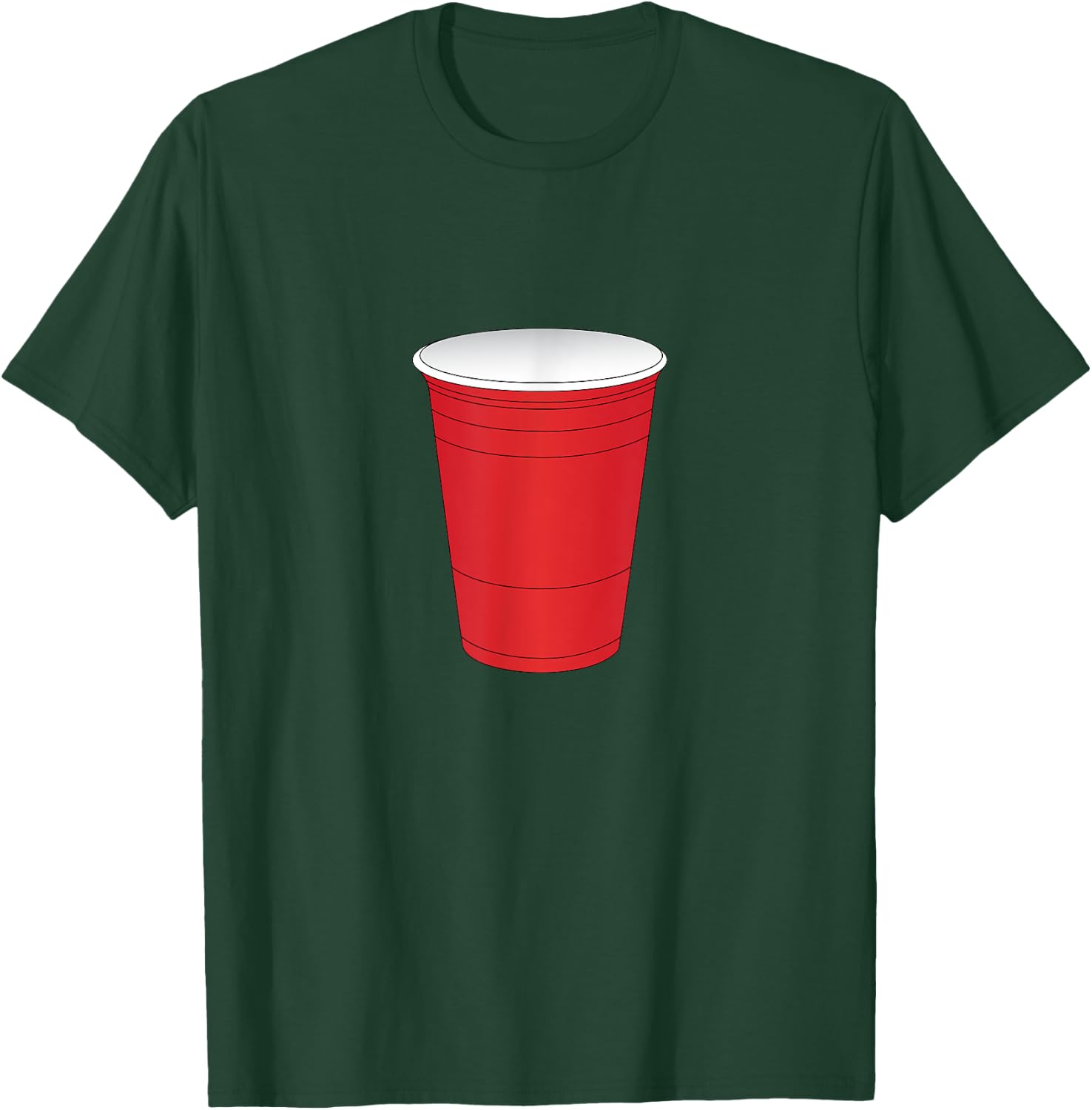 Red Cup Frat Sorority College Beer Pong Party T-Shirt - T-Shirt | Forest