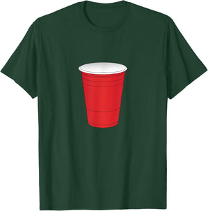 Red Cup Frat Sorority College Beer Pong Party T-Shirt - T-Shirt | Forest
