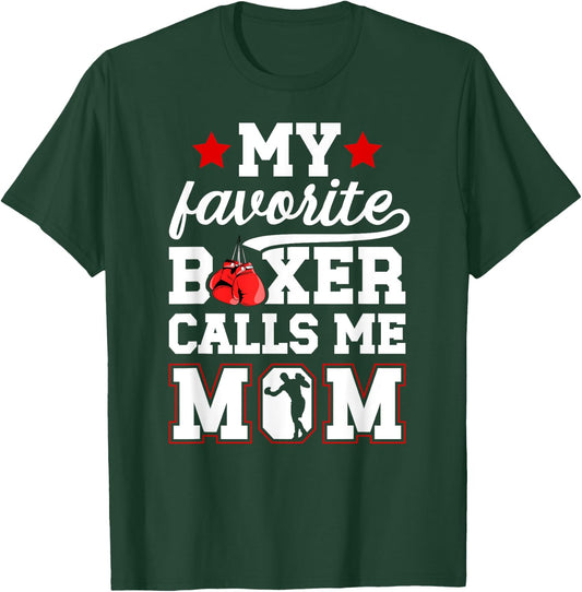 Proud Boxing Mom Boxing Mother Boxing Mama T-Shirt - T-Shirt | Forest