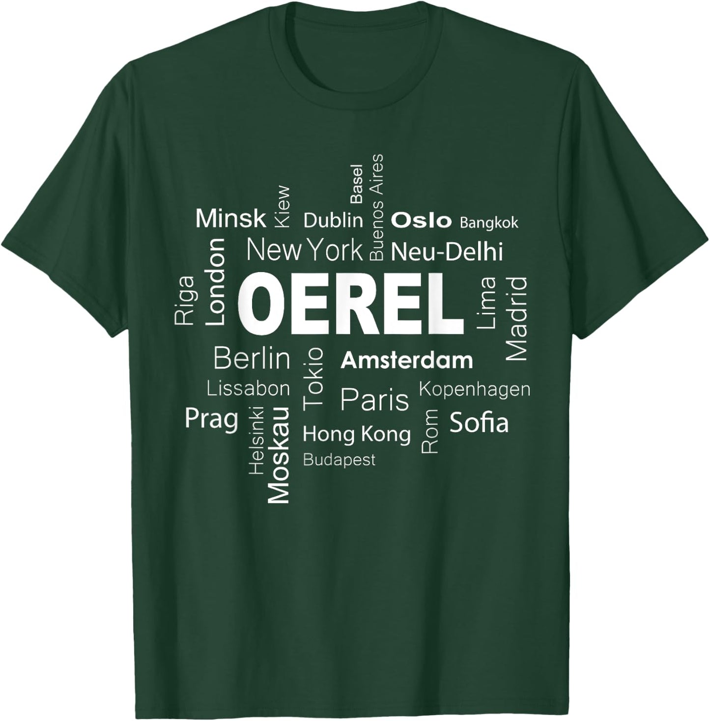 Oerel - New York - Berlin - Oerel meine Hauptstadt T-Shirt - T-Shirt | Forest