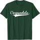CARPENDALE Baseball Vintage Retro Font , black T-Shirt - T-Shirt | Forest