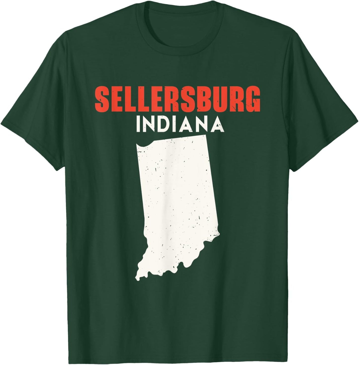Sellersburg Indiana USA State America Travel Indianan T-Shirt - T-Shirt | Forest
