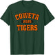 Coweta Tigers High School Arch 2025 T-Shirt - T-Shirt | Forest