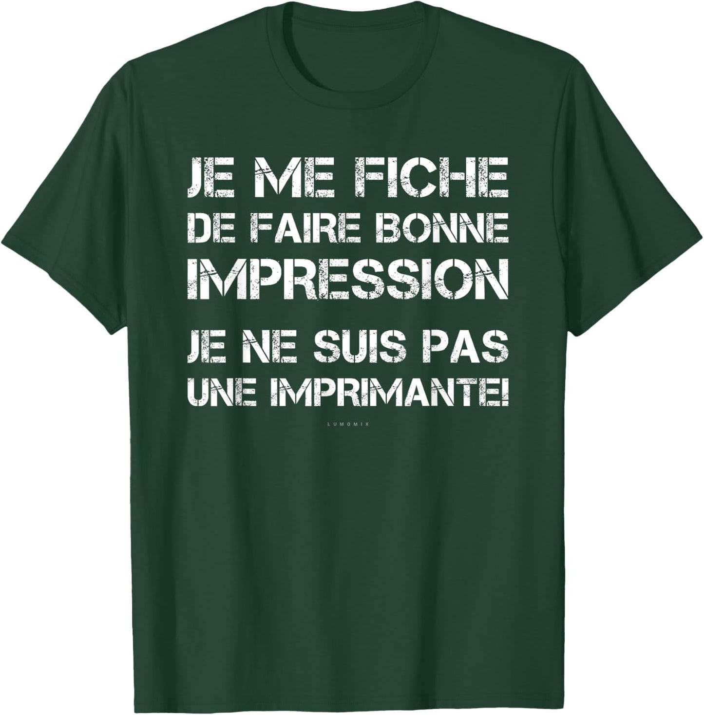 Men's with "Je Me Plug" Design [French Language], Black T-Shirt - T-Shirt | Forest