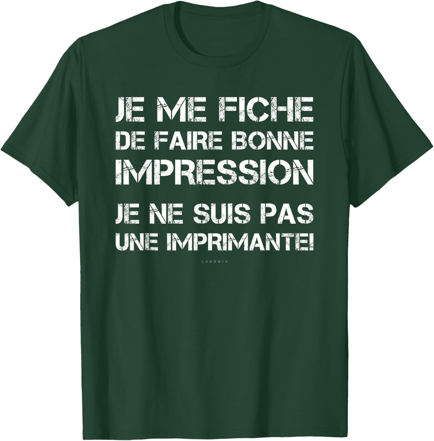 Men's with "Je Me Plug" Design [French Language], Black T-Shirt - T-Shirt | Forest