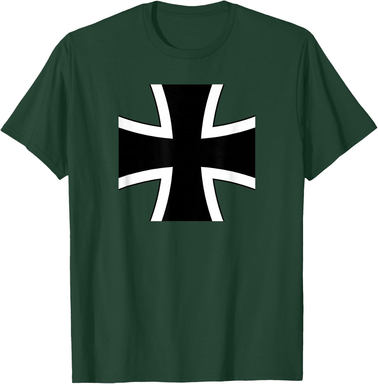 German Luftwaffe Iron Cross Federal Defence Force T-Shirt - T-Shirt | Forest