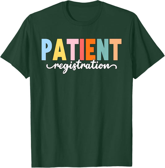 Registrar Emergency Department Hospital Patient Registration T-Shirt - T-Shirt | Forest