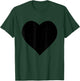 Big Black Heart T-Shirt - T-Shirt | Forest