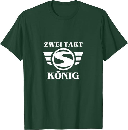 Suhl Simson S50 S51 Swallow Star Two-Stroke Engine King Love , black T-Shirt - T-Shirt | Forest