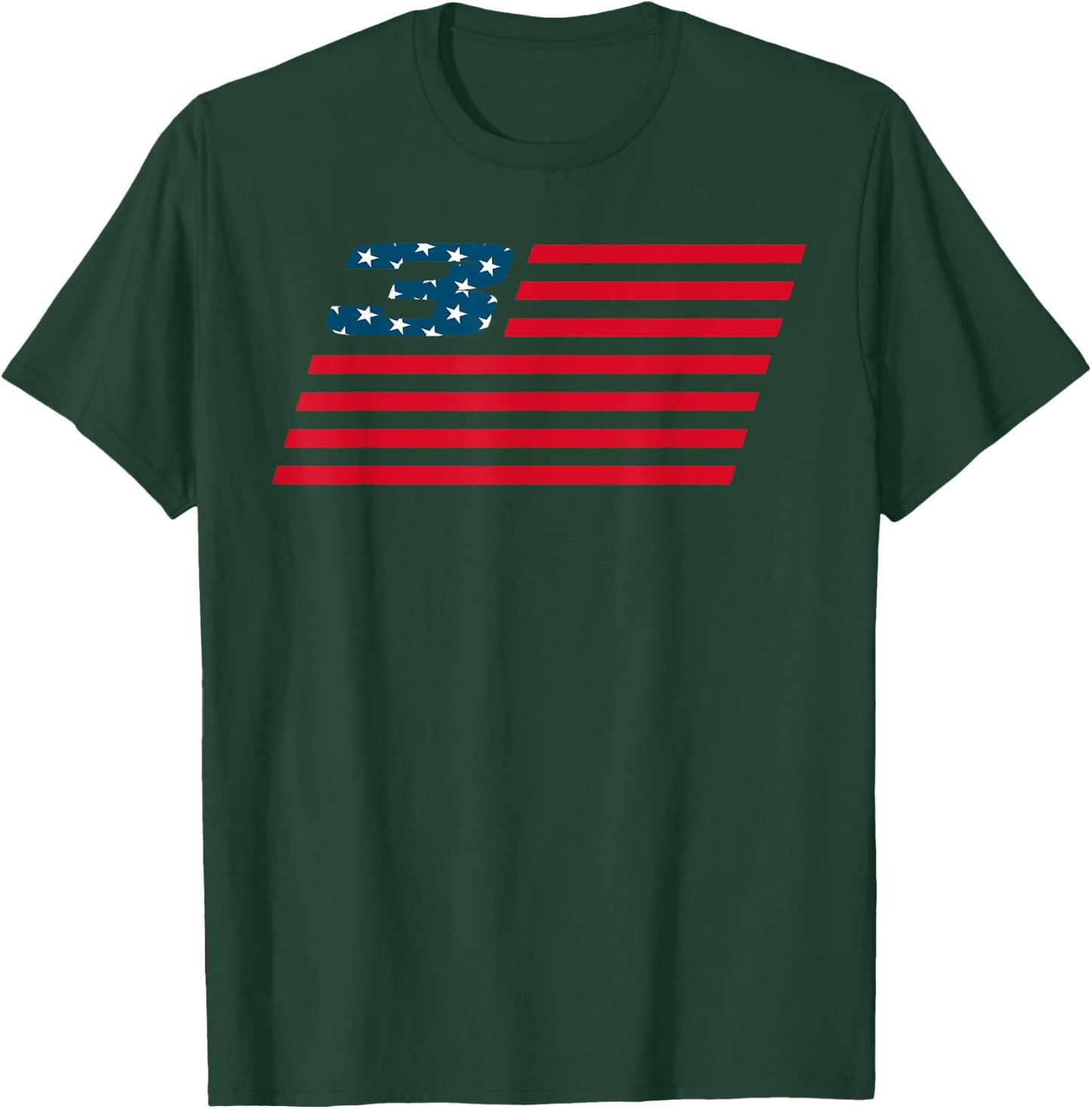 US American Flag ET3 Motocross Supercross Champion T Shirt T-Shirt - T-Shirt | Forest
