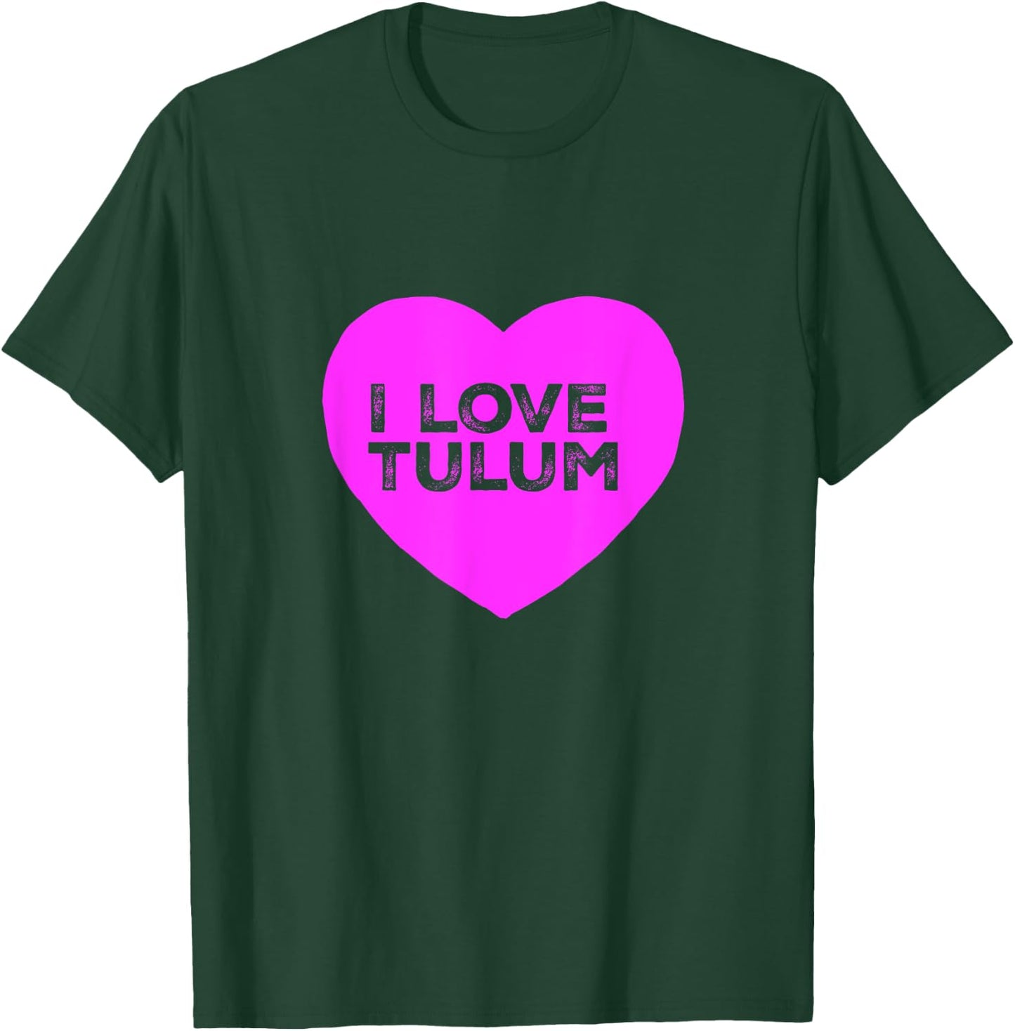 I love Tulum Mexico Boho Vibes Souvenir Beach Men Women Kids T-Shirt - T-Shirt | Forest