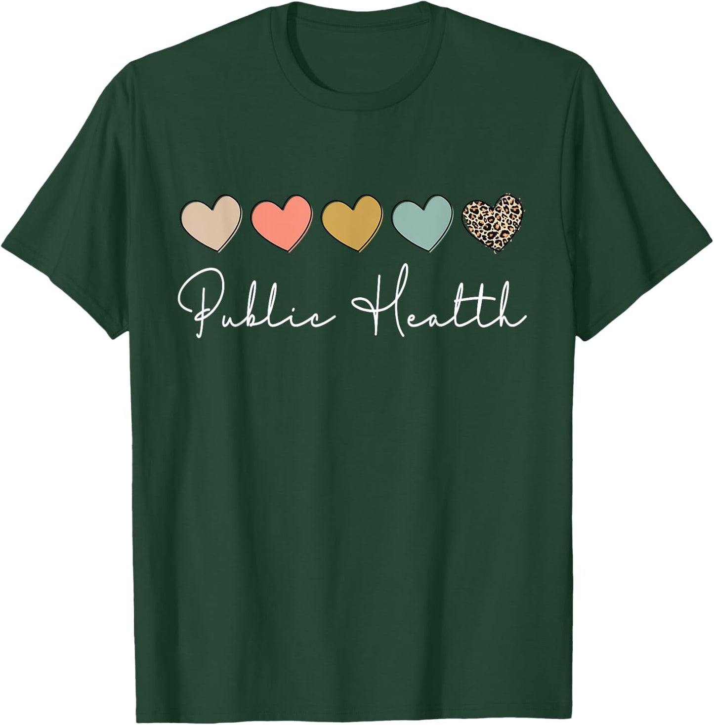 Public Health Healthcare Worker Appreciation - Men's Black Classic Fit Short Sleeve - Size Small T-Shirt - T-Shirt | Forest