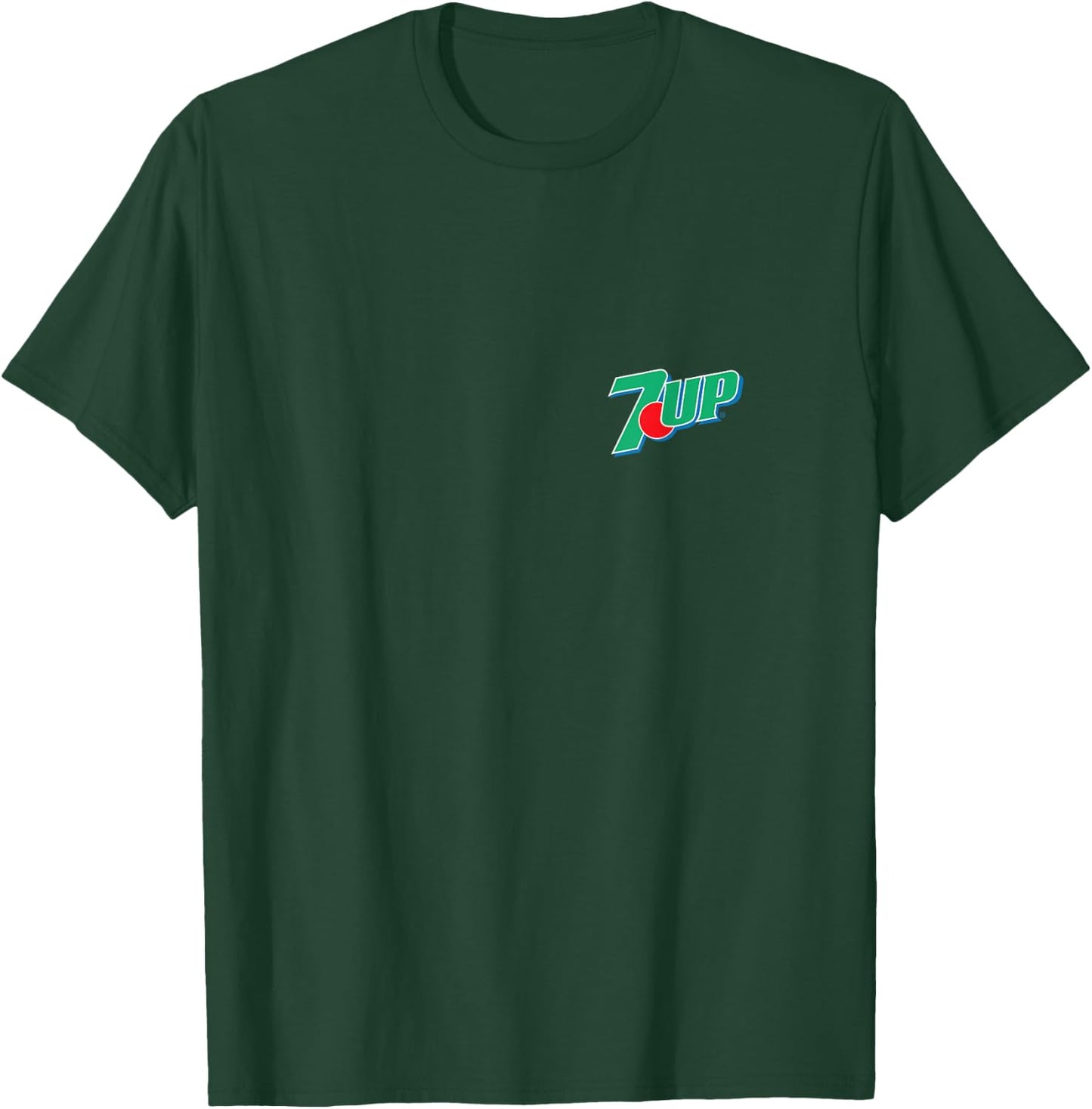 7UP PAPL1896 Drink Classic Logo Racing Graphic Apparel T-Shirt - T-Shirt | Forest