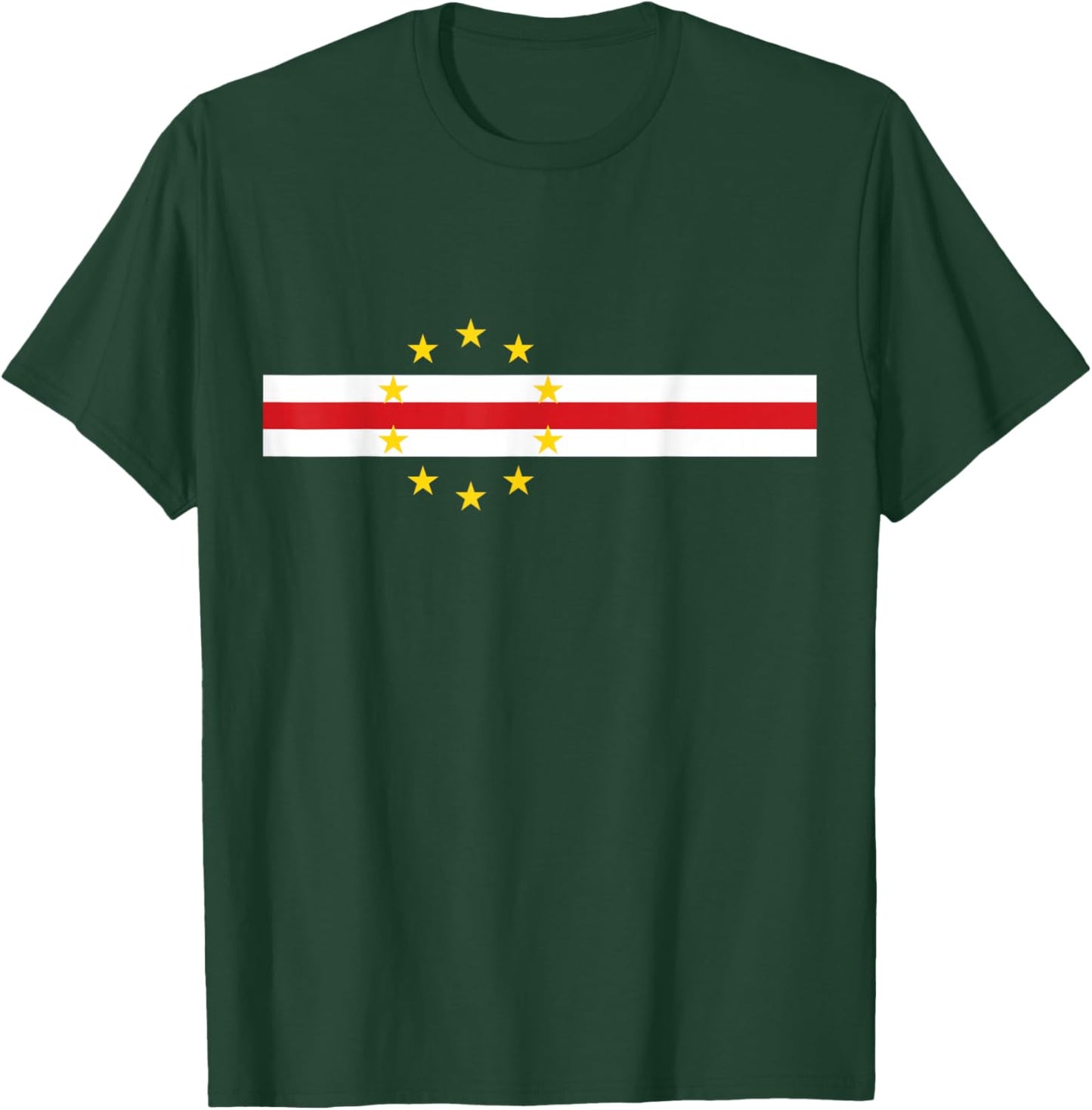 Drapeau Cap-Vert Cabo Vert Praia T-Shirt - T-Shirt | Forest