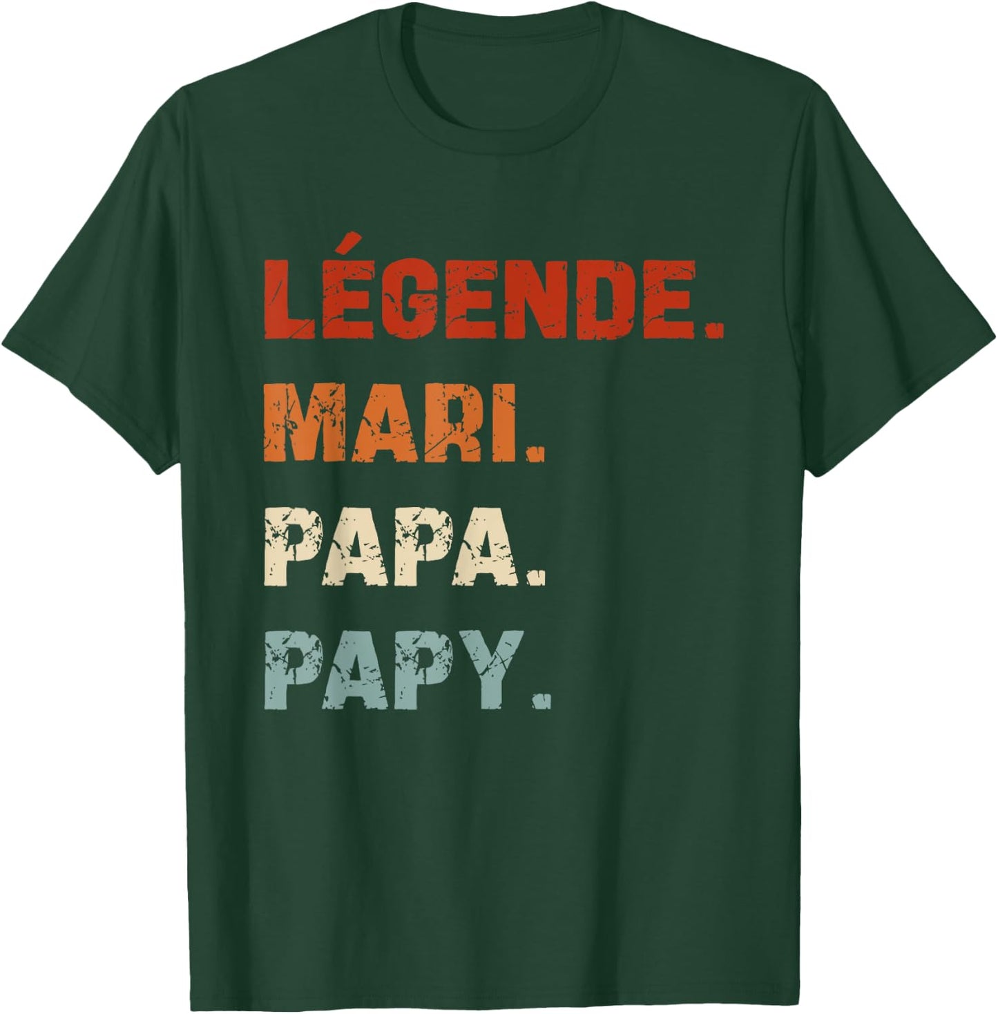Légende Mari Papa Papy Idée-cadeau Humour Homme Grand-Père T-Shirt - T-Shirt | Forest