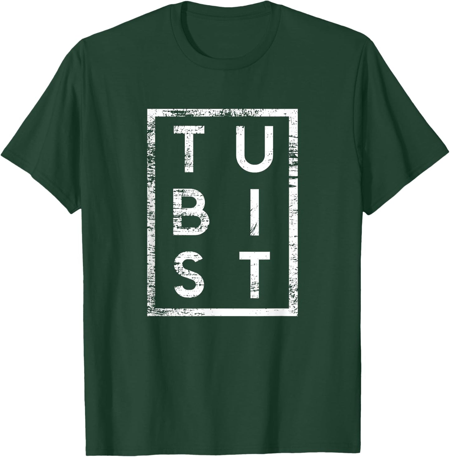 Tubist Minimalismus Tuba Tubaspieler T-Shirt - T-Shirt | Forest