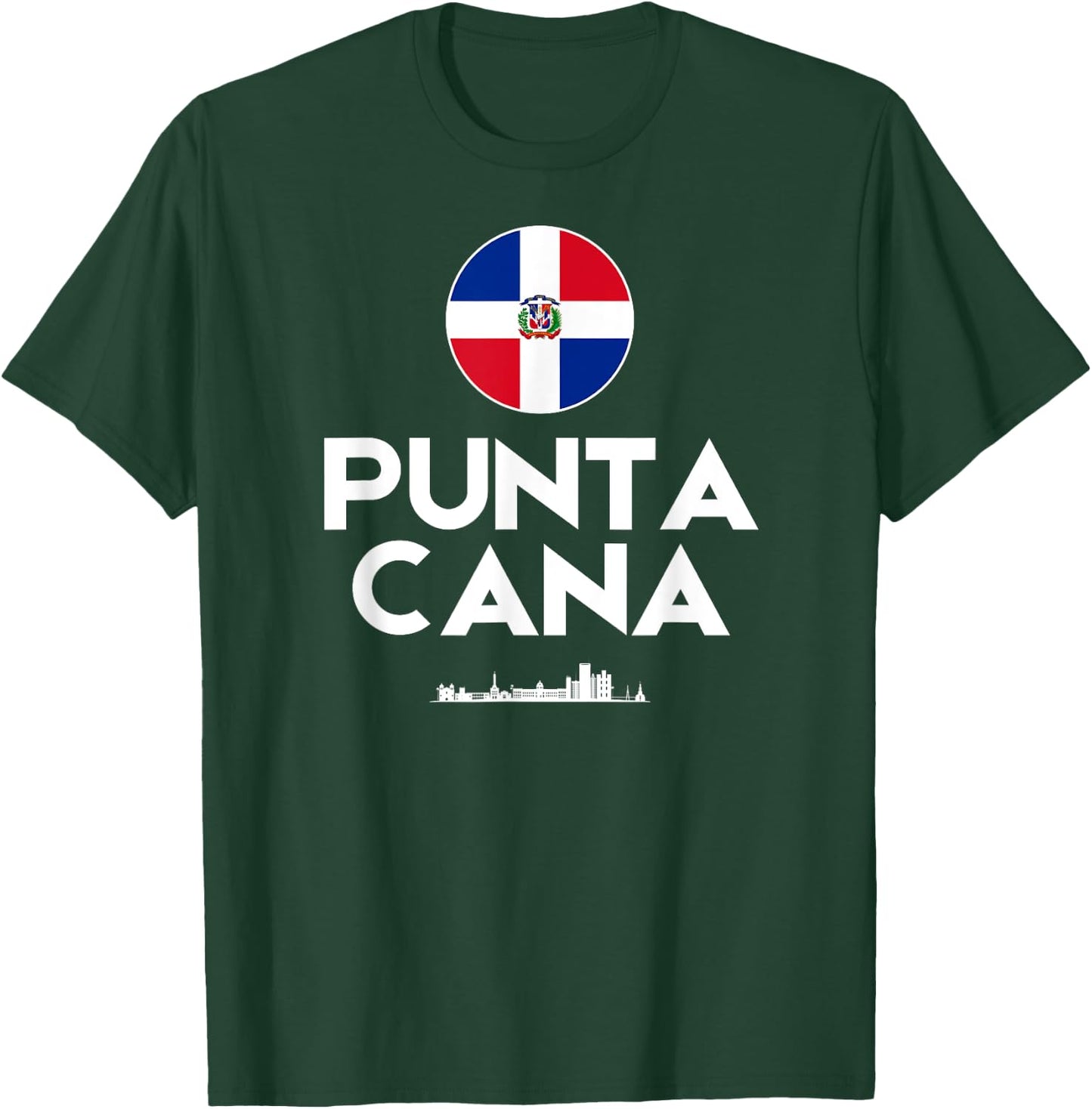 Punta Cana City Republica Dominicana Women Men Travel T-Shirt - T-Shirt | Forest
