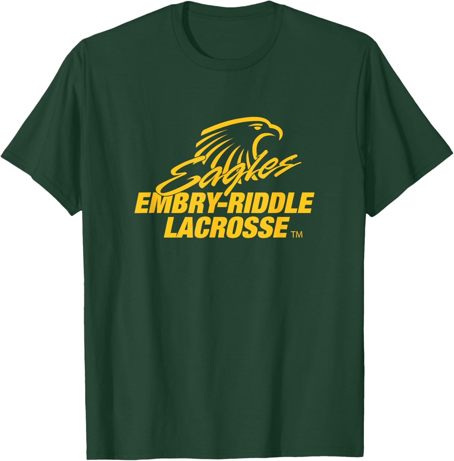 Embry-Riddle Aeronautical Eagles Lacrosse Sports Fan T-Shirt - T-Shirt | Forest