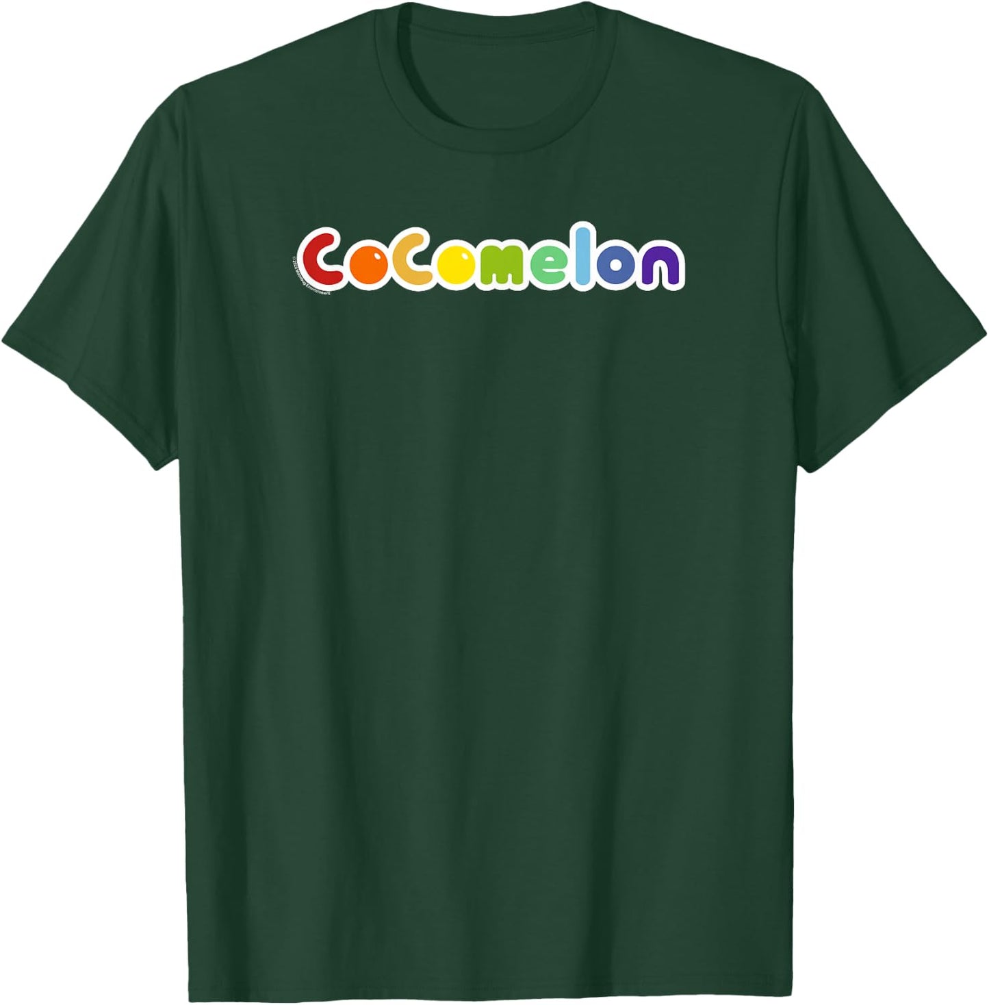 CoComelon Classic Rainbow Text Centered T-Shirt - T-Shirt | Forest
